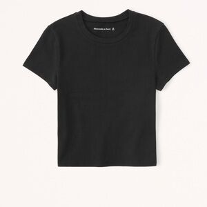 Abercrombie & Fitch Black Baby Tee